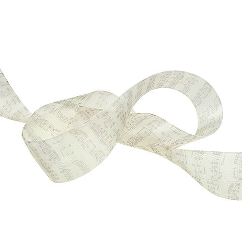 Floristik24 Deco szalagjegyzet minta 40mm 20m