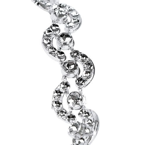 Deco szalag ezüst fényes 10mm 9m | Floristik24.hu