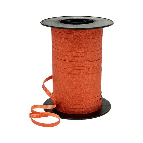 Floristik24 Dekoratív szalag csillámos rézzel 5mm 150m