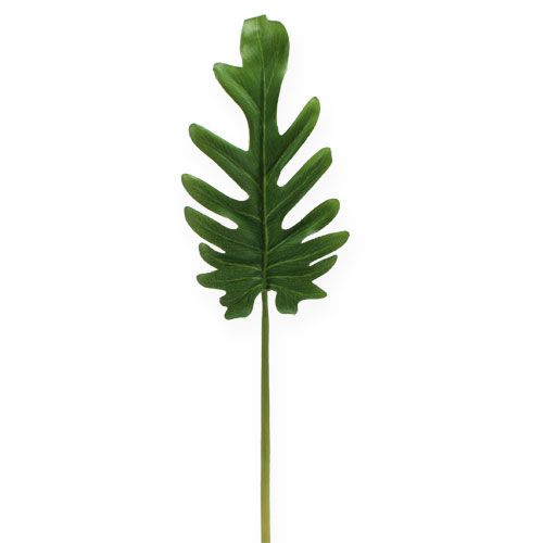 Dekoratív levelek Philodendron zöld SZ11cm L34cm 6db