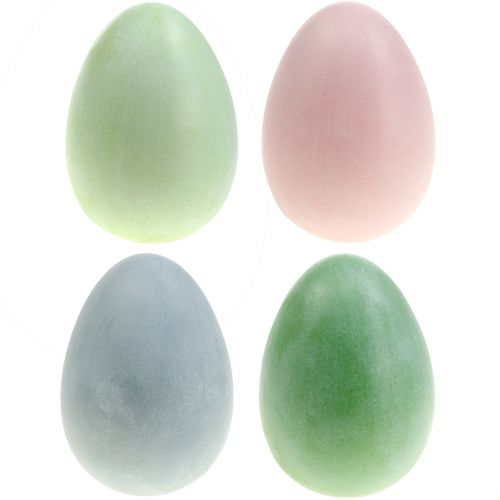 Floristik24 Húsvéti tojások nagy pasztell színek H16cm 4db