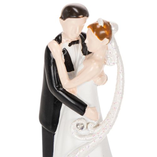 Esküvői pár díszes figura, 10,5 cm | Floristik24.hu