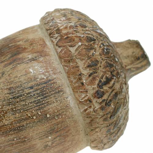 Floristik24 Dekoratív figura makkbarna 11cm x 8cm x 7cm 3db