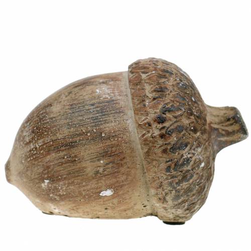 Floristik24 Dekoratív figura makkbarna 11cm x 8cm x 7cm 3db