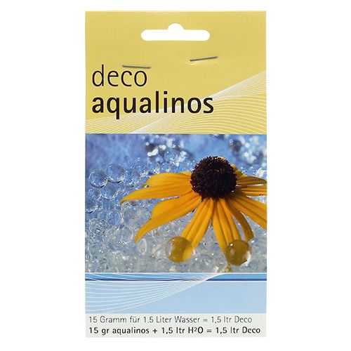 Floristik24 Deco gél Aqualinos 15g átlátszó