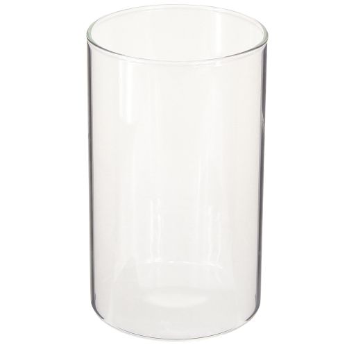 Floristik24 Díszüveg, asztaldísz, virágváza színtelen Ø9cm H15cm