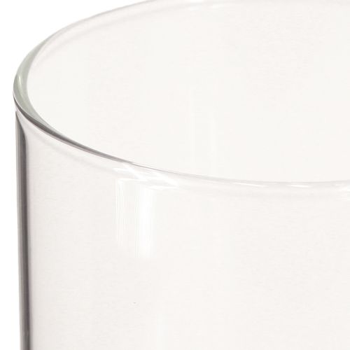 Floristik24 Díszüveg, asztaldísz, virágváza színtelen Ø9cm H15cm