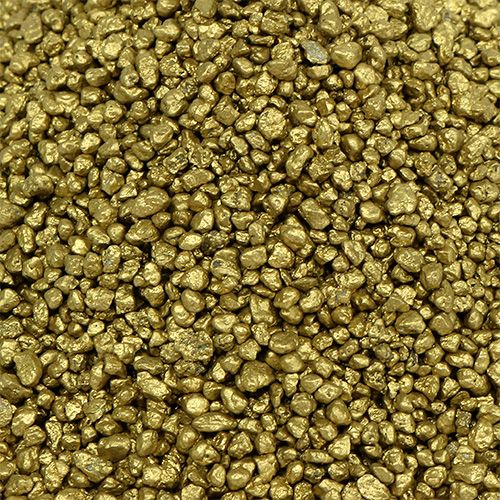 tételeket Dekoratív granulátum sárga arany díszkövek sárga 2mm - 3mm 2kg