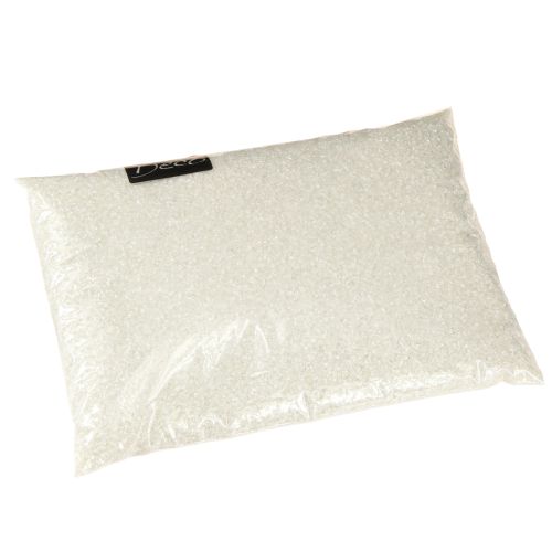 tételeket Dekorációs granulátum, üveggranulátum, dekoratív homok 1-2 mm, gyöngyház, 2 kg