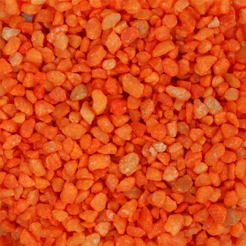 tételeket Dekoratív granulátum narancssárga díszkövek 2mm - 3mm 2kg
