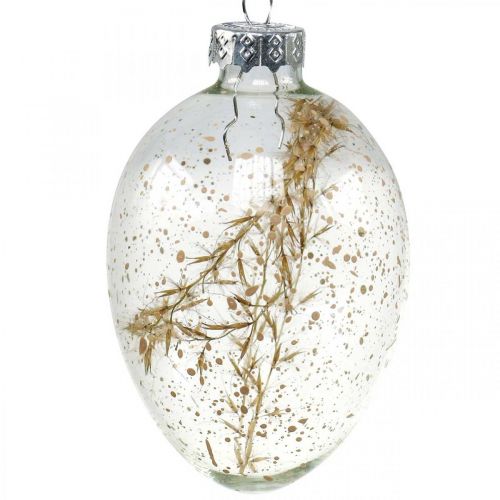 tételeket Dekoratív akasztós tojásüveggel töltött húsvéti dekoráció akasztáshoz 5x8cm 6 db