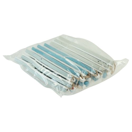 tételeket Dekoratív fogas halfa akasztós dekoráció tengeri kék 12cm 9 db