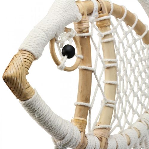 Floristik24 Függő dekoráció deco fogas tengeri dekoráció hal makramé 76cm