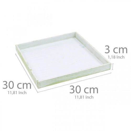 Floristik24 Növénytálca, fatál, alátét 30 × 30 cm