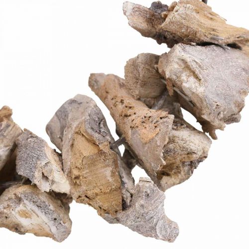 Floristik24 Dekoratív koszorú natúr koszorú gyökér fa dekoráció natúr fehér Ø30cm