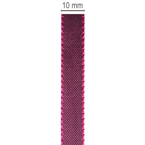 Dekoratív szalag, keskeny, fényes taft szalag ajándékcsomagoláshoz, 10 mm széles, 50 m hosszú | Floristik24.hu