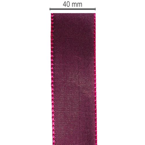 Ajándékszalag, lila taft szalag, elegánsan fényes, 25 mm széles, 50 m hosszú | Floristik24.hu