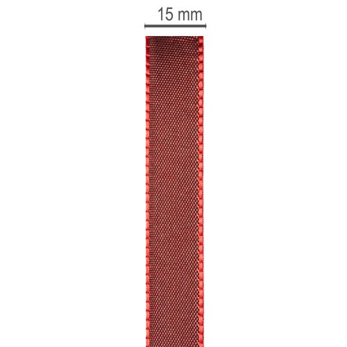 Ajándékszalag, ünnepi taft szalag kézműveskedéshez, 15 mm széles, 50 m hosszú | Floristik24.hu
