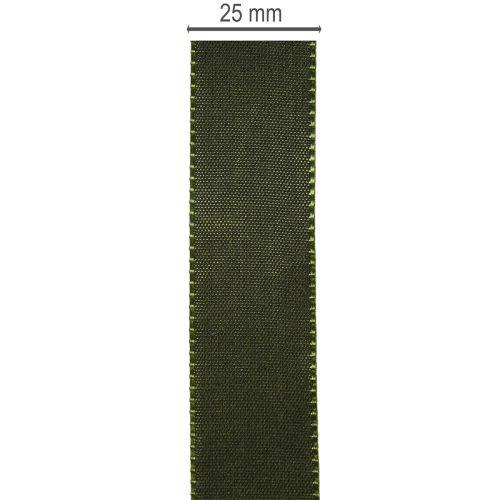 Dekoratív szalag, fényes taft szalag díszítéshez, 25 mm széles, 50 m hosszú | Floristik24.hu