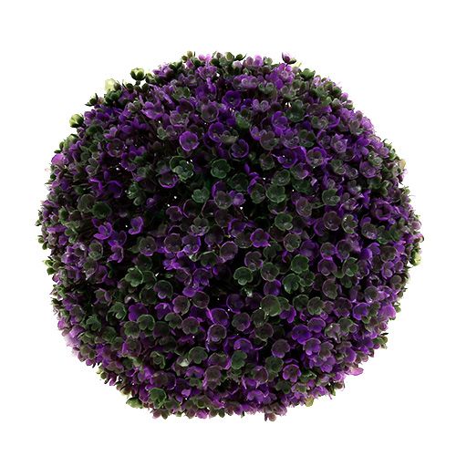 Floristik24 Dekoratív labda lila növényi labdában mesterséges Ø18cm 1db