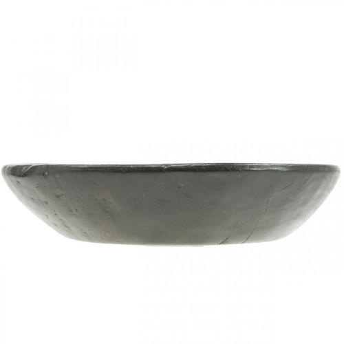 Floristik24 Dísztál, fatál, fatál barna Ø34cm