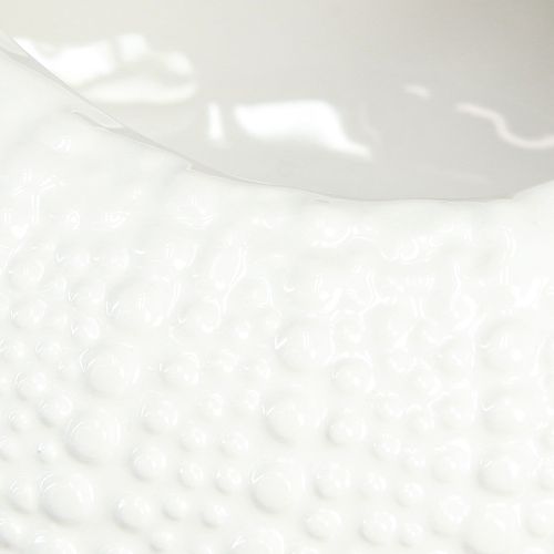 tételeket Dekoratív tál kerámia tengeri ovális fehér színben 19x15x8,5 cm