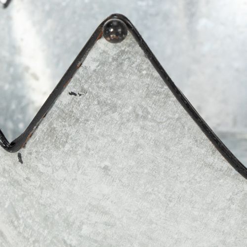 tételeket Dekoratív fémtál korona Ø26,5/22,5/19cm 3 db-os szett