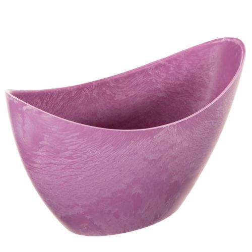 Dekoratív tál műanyag rózsaszín 20cm x 9cm M11.5cm 1 darab vétel | Floristik24.hu