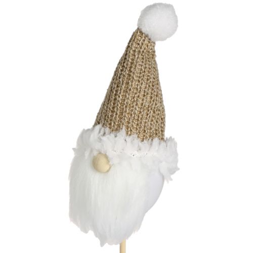 tételeket Díszdugós gnome karácsonyi fehér barna 4x11cm 4 db