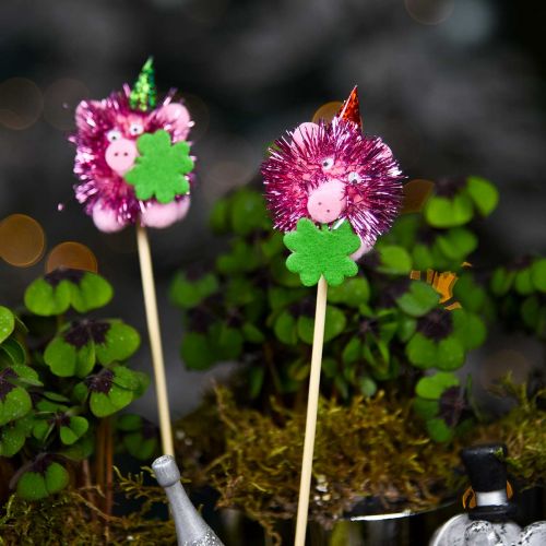 Floristik24 Díszdugó szerencsemalac 8db