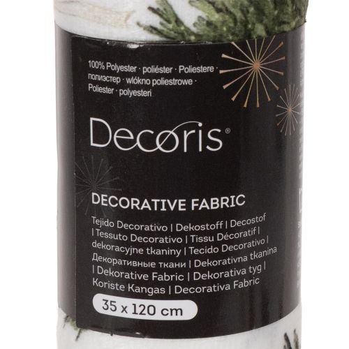 Karácsonyi dekorációs anyag, méteráru, 120 cm széles, 2 darab | Floristik24.hu