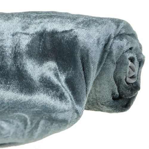 Floristik24 Dekoratív anyag Velvet Antracit 140cm x 300cm