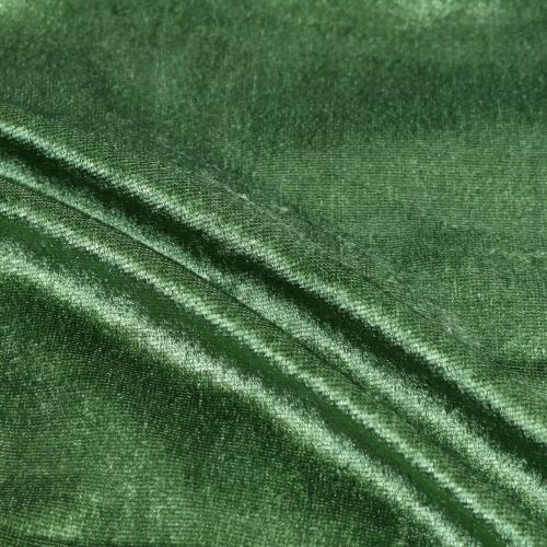 tételeket Dekoratív anyag Bársony moha zöld 140cm x 300cm