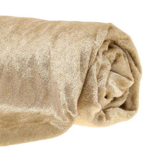 Floristik24 Dekoratív anyag Velvet Sand 140cm x 300cm