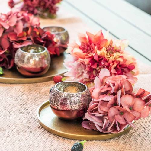 Floristik24 Dekoratív lemezagyag Ø20cm arany