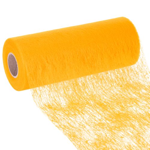 Nem szőtt asztali futó, sárga, 23 cm, modern asztaldísz tekercs vétel | Floristik24.hu