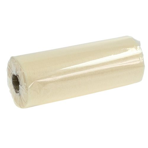 Floristik24 Dekoratív gyapjú krém 23cm 25m