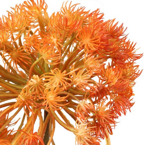 tételeket Deco ág műág őszi dekoráció 2 virágzat narancs 82cm