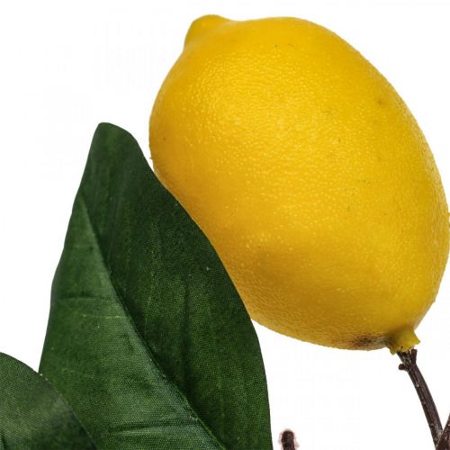 Floristik24 Deco Branch Mediterrán Deco Lemons Artificial 30cm