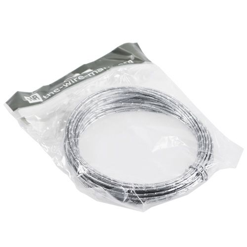 tételeket Ezüst gyémánt alumínium huzal 2mm 10m dekorációhoz és kézműveskedéshez