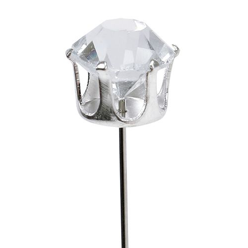 tételeket Gyémánt tű ezüst Ø10mm L6cm 36db