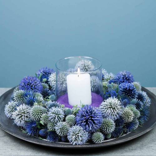 tételeket Virágos habgyűrű zöld Ø30cm 4 db