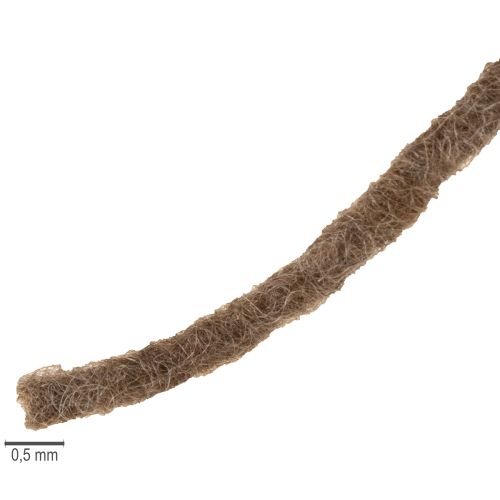 tételeket Barna gyapjúzsinór, 55m díszzsinór virágkötészethez és kézműveskedéshez