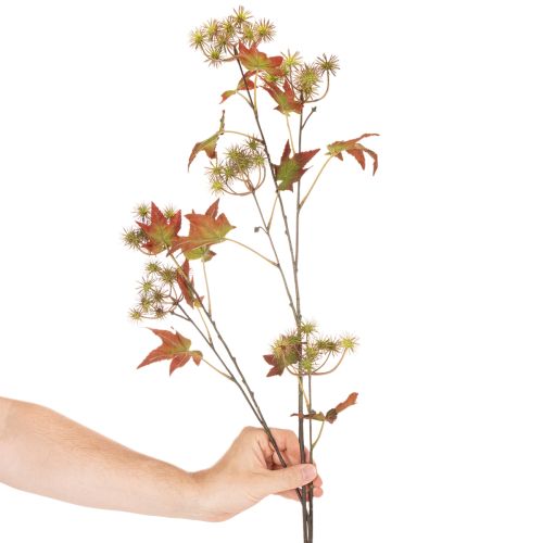 Műbőr őszi eukaliptusz ág levelekkel és gyümölcsfürtökkel, 132 cm | Floristik24.hu
