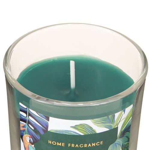 tételeket Illatos gyertya üvegedényben Uborka-Eukaliptusz gyertya Zöld Ø7cm