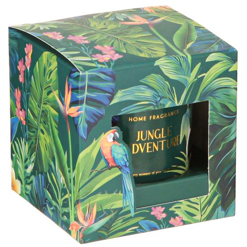 tételeket Illatos gyertya üvegedényben Uborka-Eukaliptusz gyertya Zöld Ø7cm