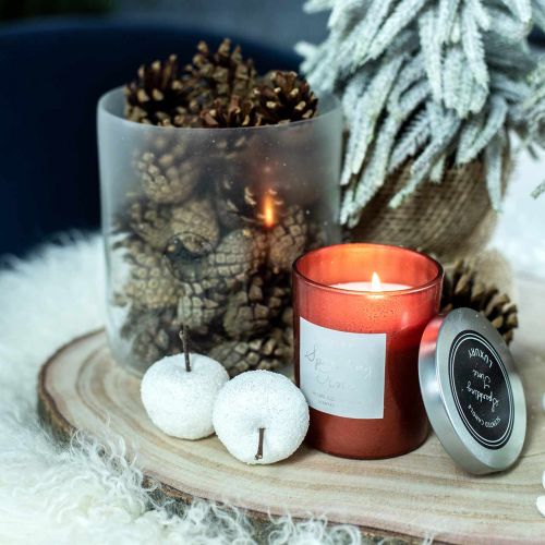 Floristik24 Illatos gyertya üvegrézben Ø7cm H8,5cm 1 db