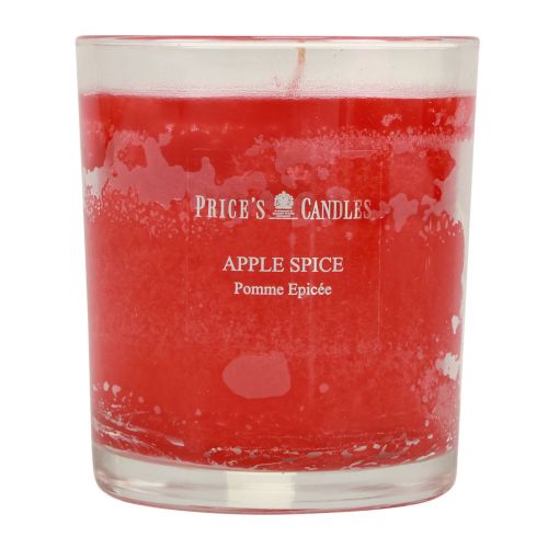 Floristik24 Illatos gyertya üvegben illatos gyertya Christmas Apple Spice H8cm