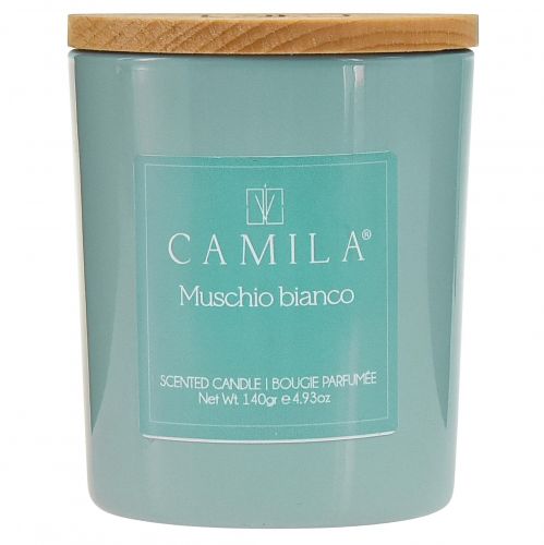 tételeket Illatos gyertya üvegben Camila White Musk Ø7,5cm H8cm