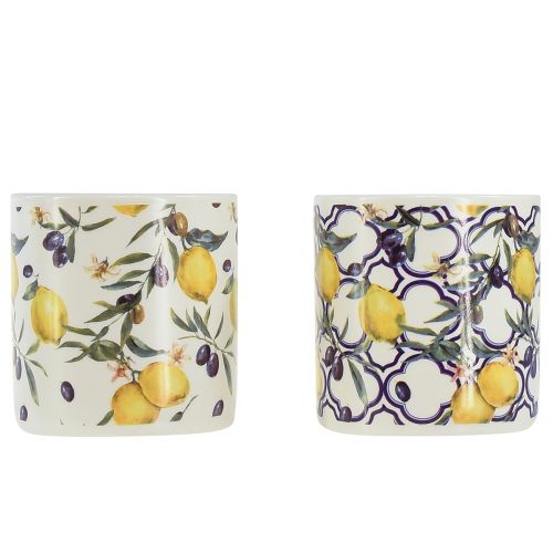 Floristik24 Illatos gyertyák Citronella gyertya kerámiában Ø6,5cm H6,5cm 2db